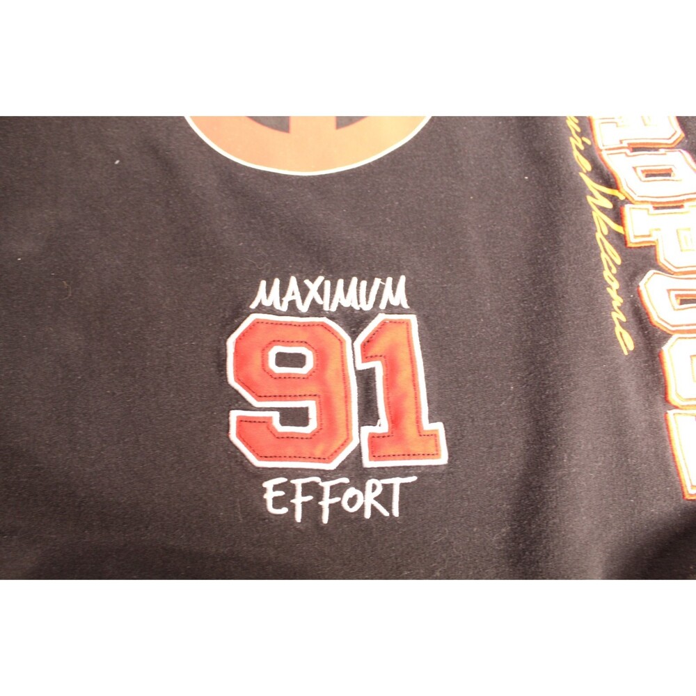 Marvel Comics Sweatshirt XL Youth Deadpool Maximum Effort 91 Embroidered Graphic - Picture 7 of 9